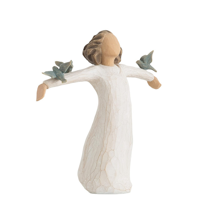 

Love Angel Home Furnishings Sculpture Art Living Room Bedroom Dining Table Decoration Resin Crafts Room Decoration Products