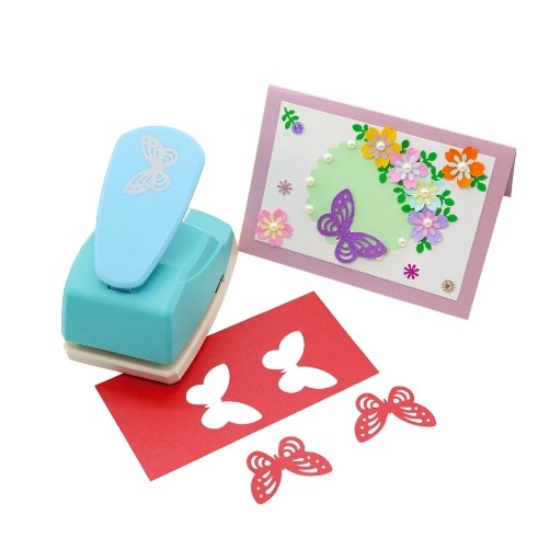 

Large Butterfly Hollow Hole Puncher 3D Shape Paper Cutter Kids Craft Scrapbooking Punches DIY Tools