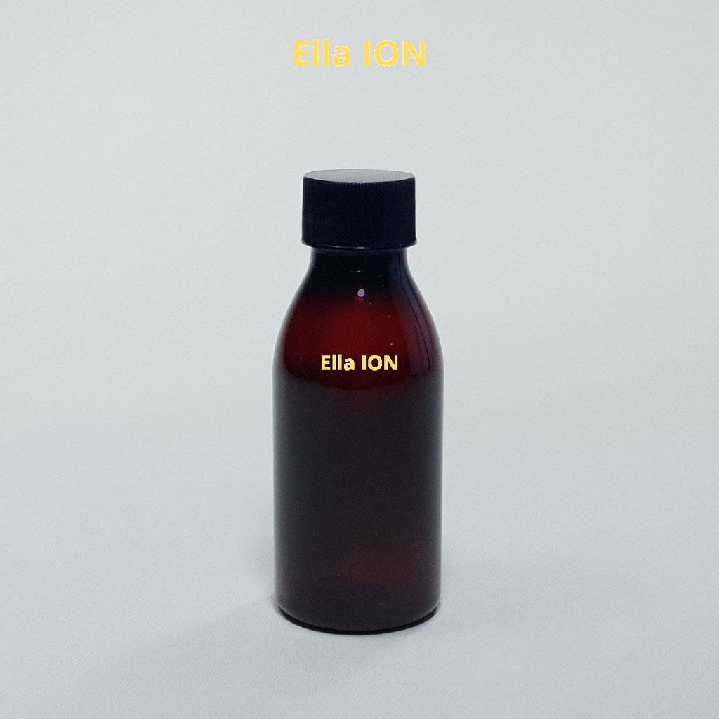 Botol Sirup Obat 100 Ml Coklat Pet Tutup Ulir / Botol Plastik / Botol Pet Food / Botol Sirup Obat / 