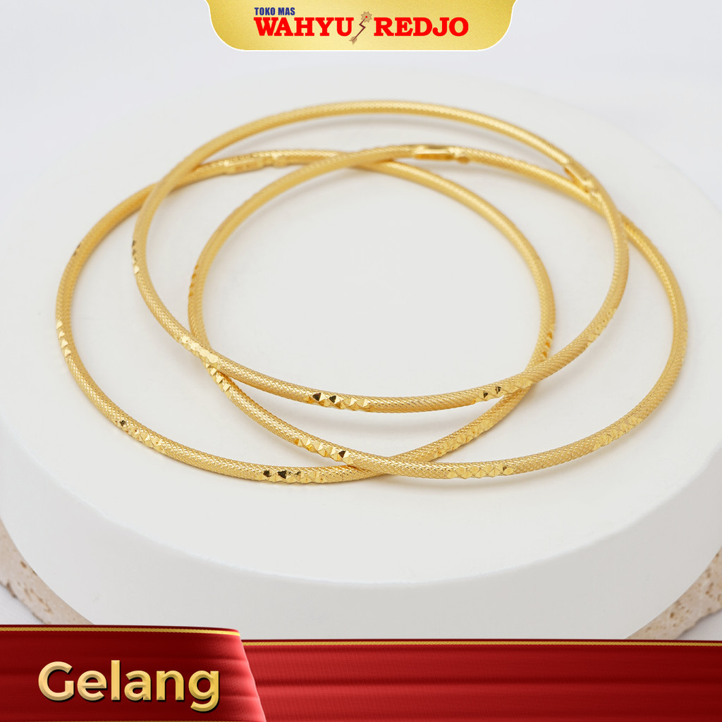 GELANG EMAS KADAR 16K WAHYU REDJO Size 6 III