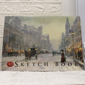 

RGT- 1 PC KIKY A3 SKETCH BOOK ART 50 LEMBAR