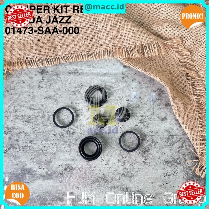 PROMO CALIPER KIT - SEAL KIT KARET REM CAKRAM BELAKANG HONDA JAZZ GE8 RS
