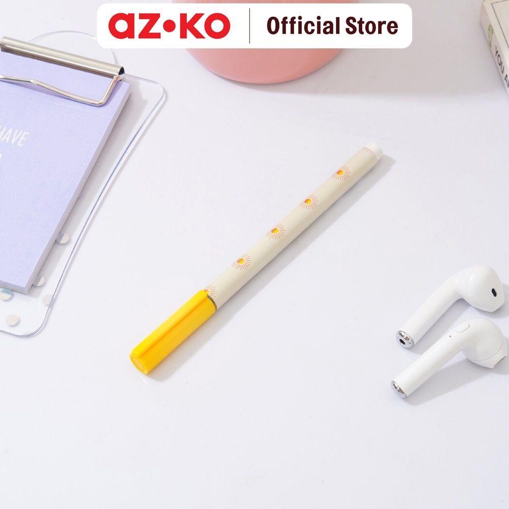 

AZKO Ataru Pulpen Hitam Winter Sun - Kuning Pena Perlengkapan Menulis Bolpoin Set Alat Tulis Lucu Stationery
