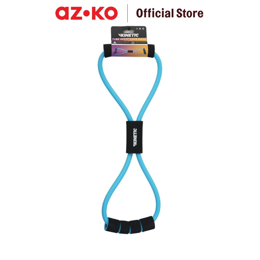 AZKO Kinetic Trp Toning Tube - Biru Alat Olahraga Indoor Pelatih Otot Lengan Perlengkapan Fitness Pe