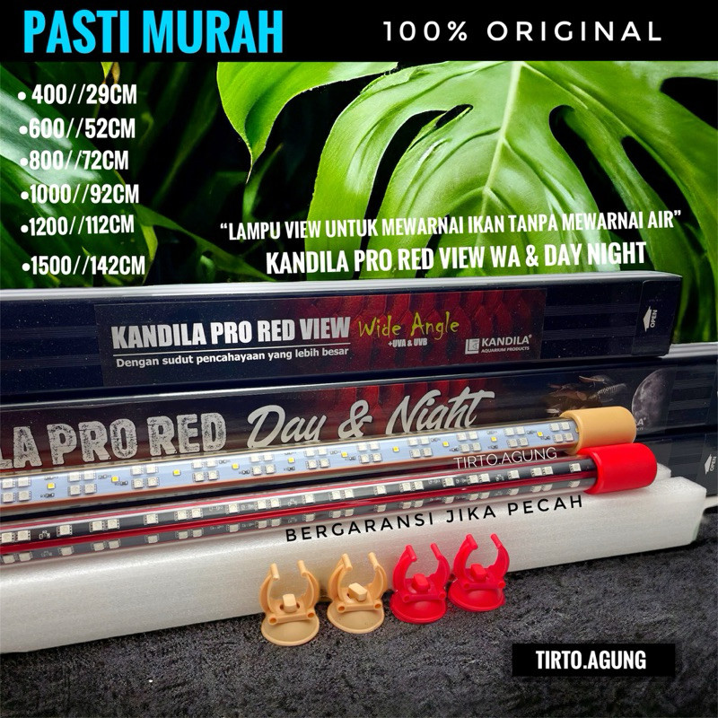 gj74ry GRATIS ASURANSI LAMPU VIEW KANDILA PRO RED VIEW BUKAN ECO PRO 400 600 800 1000 1200 1500 LED 