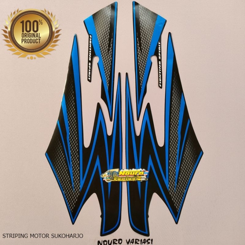 (ORI) Striping Yamaha rx king 2003 lis biru kualitas original