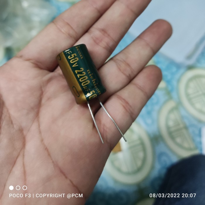 SB99 elco elko 2200uf 2200 uf 50v 50volt 50 volt nch audio nichicon asli