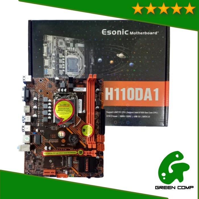MOTHERBOARD ESONIC H110 DA1 INTEL H110 DDR4 NVME