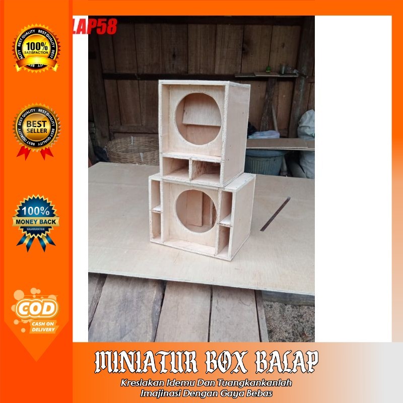 box speaker miniscoop 4 inch singgel