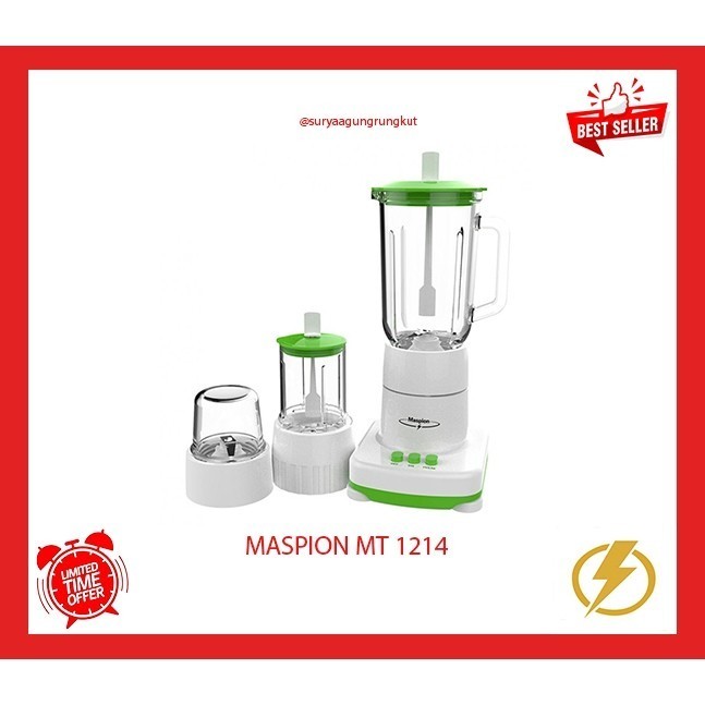 BLENDER MASPION 3 In 1 (GELAS) MT - 1214