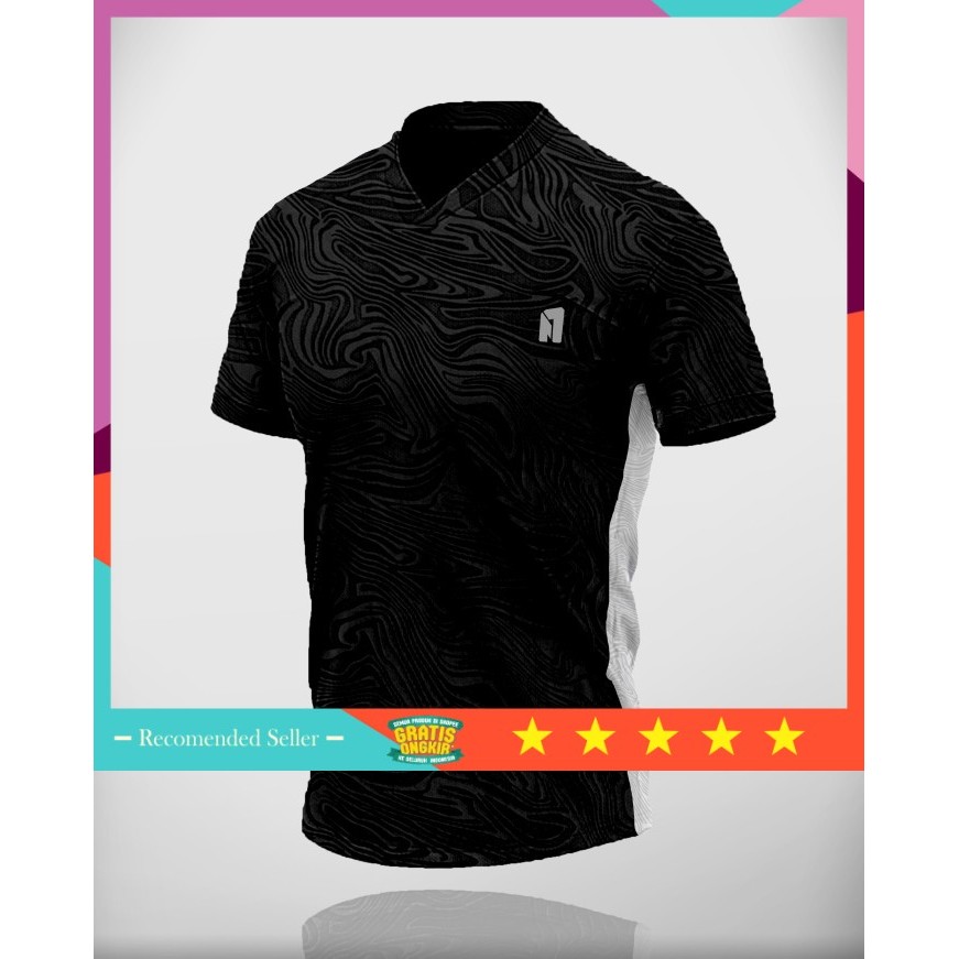 Pakaian Olahraga Pria Wanita Murah Ketat Keren /NJSTORE Baju Olahraga Pria Kaos Jersey Futsal Gym Ru