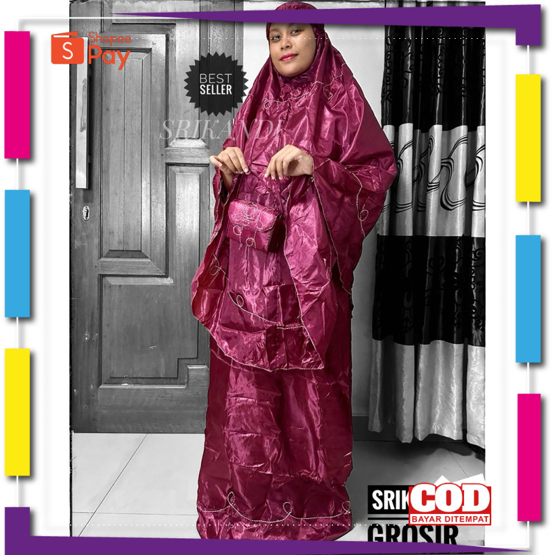 [PREMIUM ORIGINAL] Mukena parasut abutay Corneli premium murah  Mukena Parasut Dewasa COD Mukena par