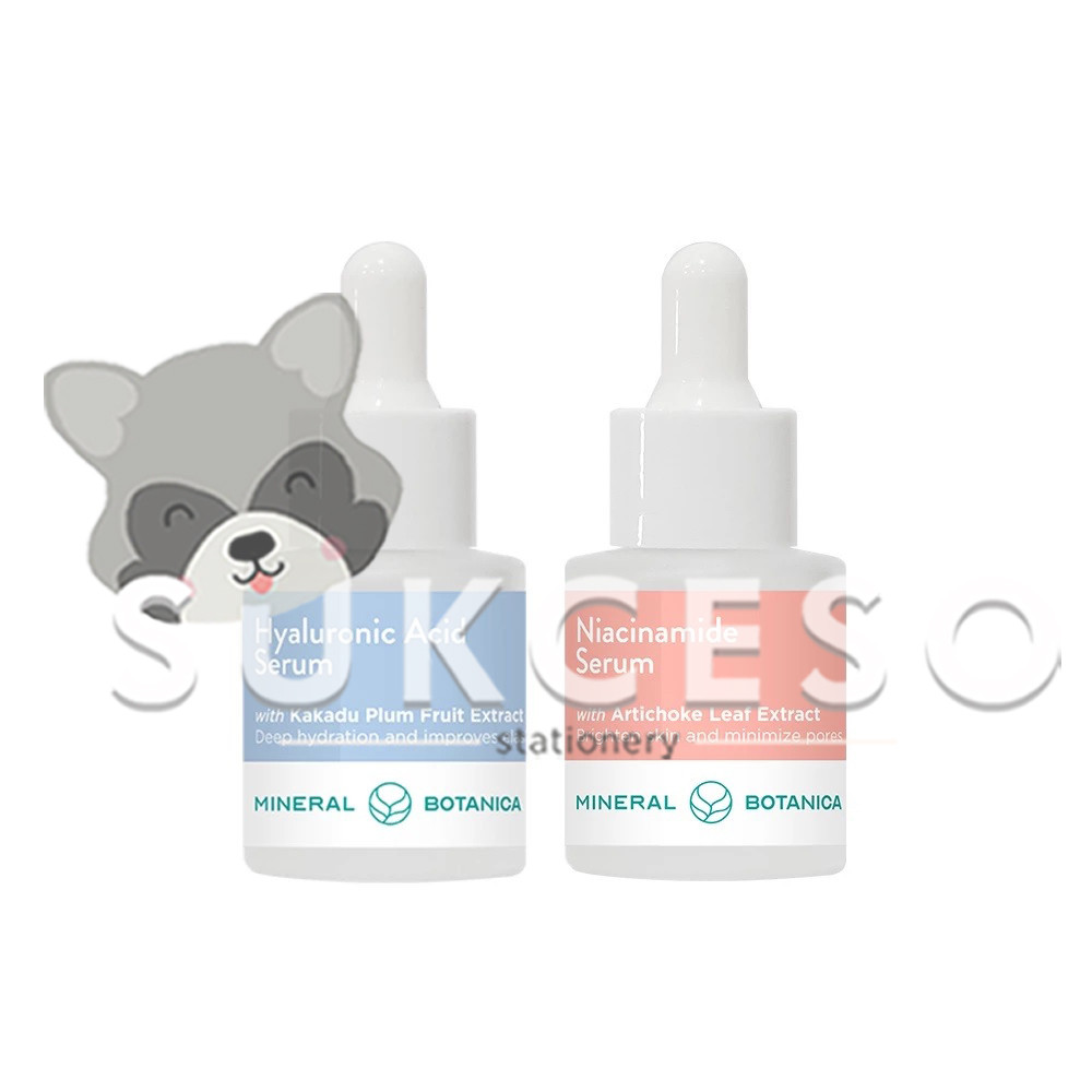 Mineral Botanica Serum 20ml - Perawatan Wajah Hyaluronic Acid / Niacinamide