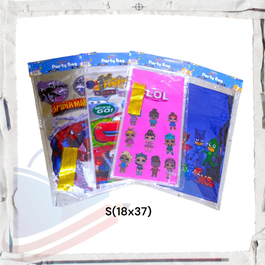 

Plastik Bingkisan Vis-1 Souvenir Ulang Tahun Anak Motif isi 10