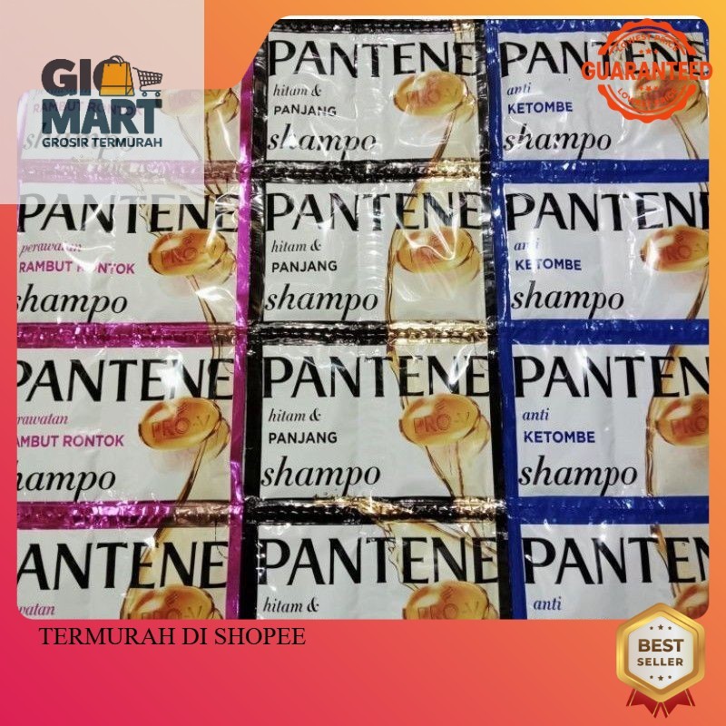 

** ISI 24 ** SBM PANTENE SHAMPO SACHET 1 RENCENG ISI 12 BARIS ( DOUBLE SACHET )