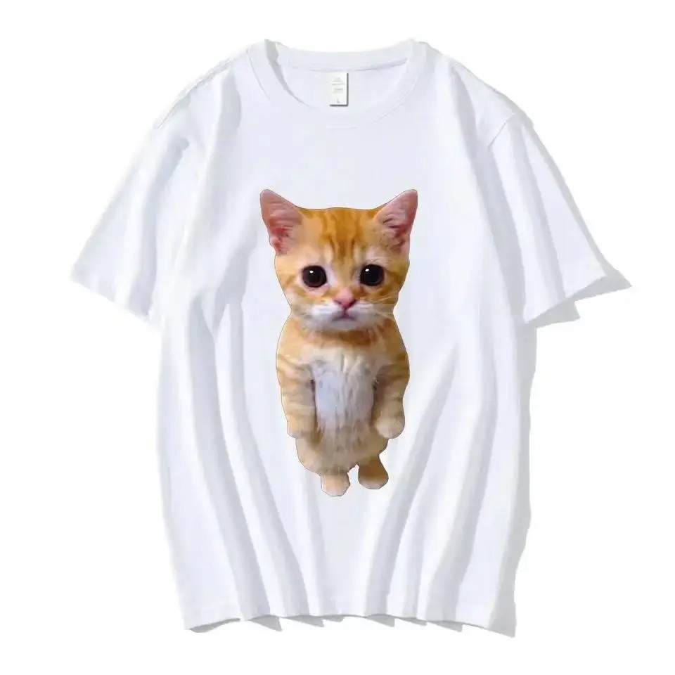 Meme-El-Gato-Kucing-Menangis-Sedih-Munchkin-Kitty-Meme-Kaos-Grafis-Fashion-Celana-Pendek-Fashion-Uni