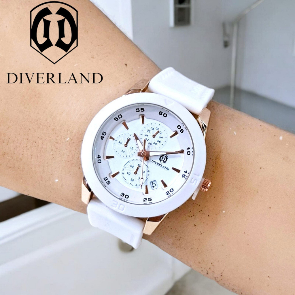 TRENDING Jam Tangan Wanita DIVERLAND Original Rubber