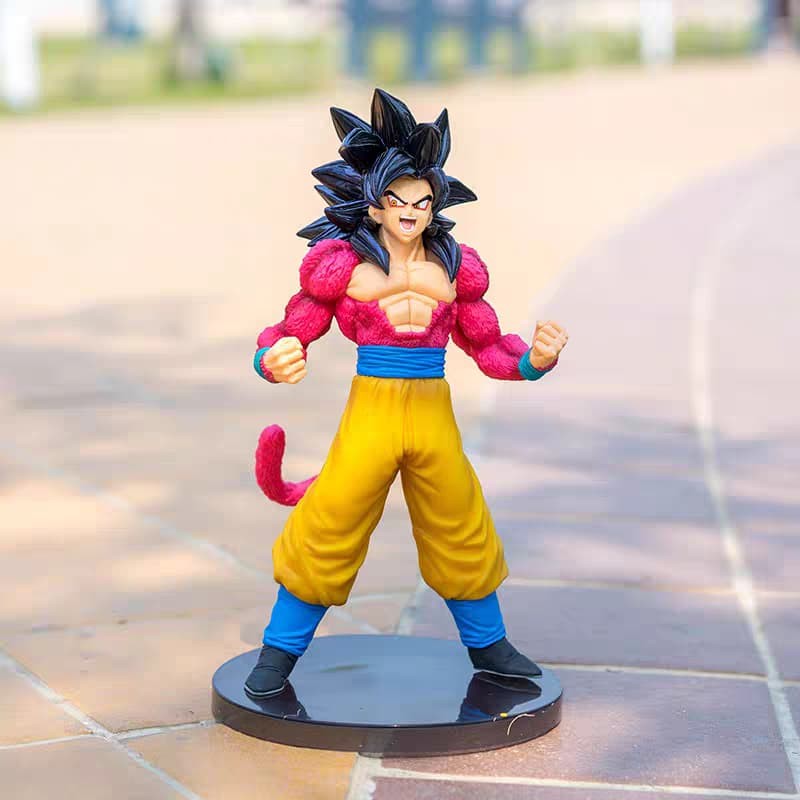 Patung Anime Action Figure Dragon Ball Goku - Vegeta Super Saiyan 4 Big Size Koleksi - Plastik Karet