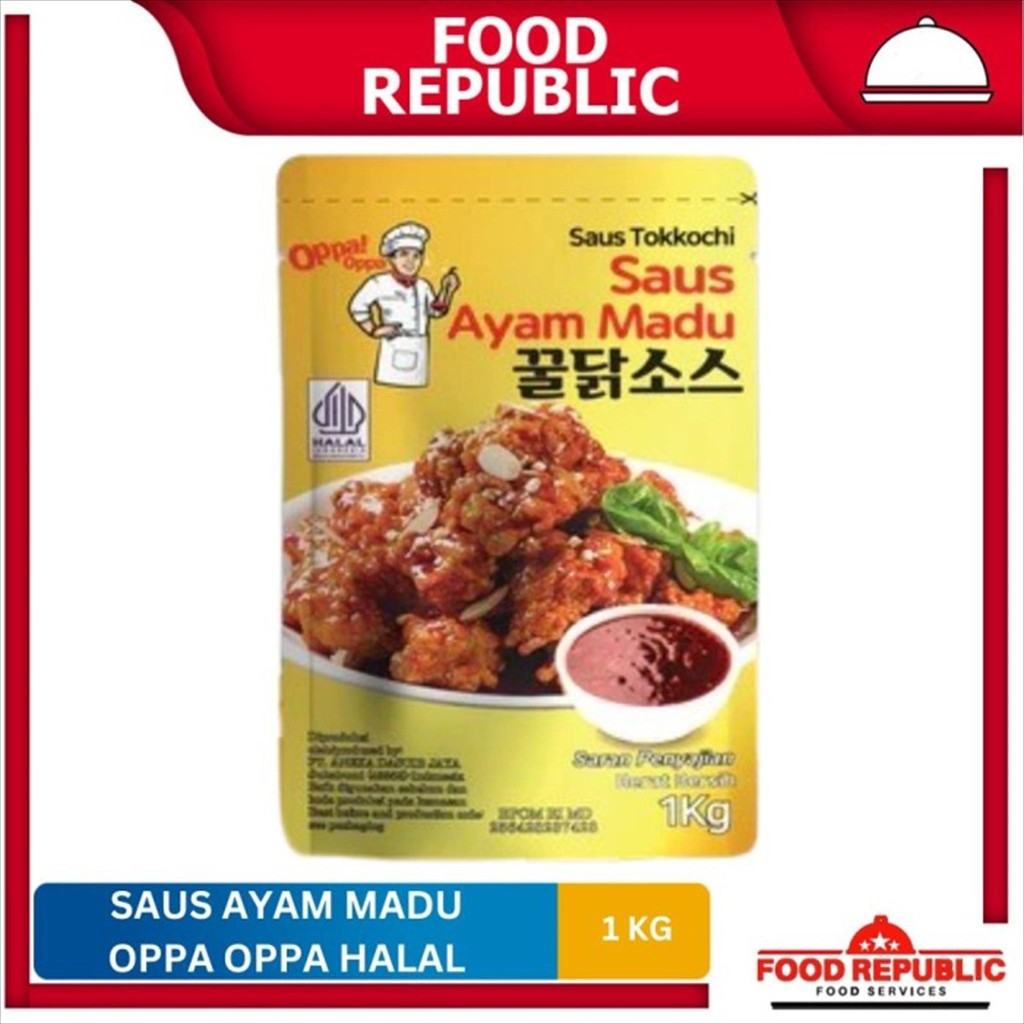 

Oppa! Oppa Saus Tokkochi / Saus Ayam Madu / Saus Instan 1KG HALAL BPOM