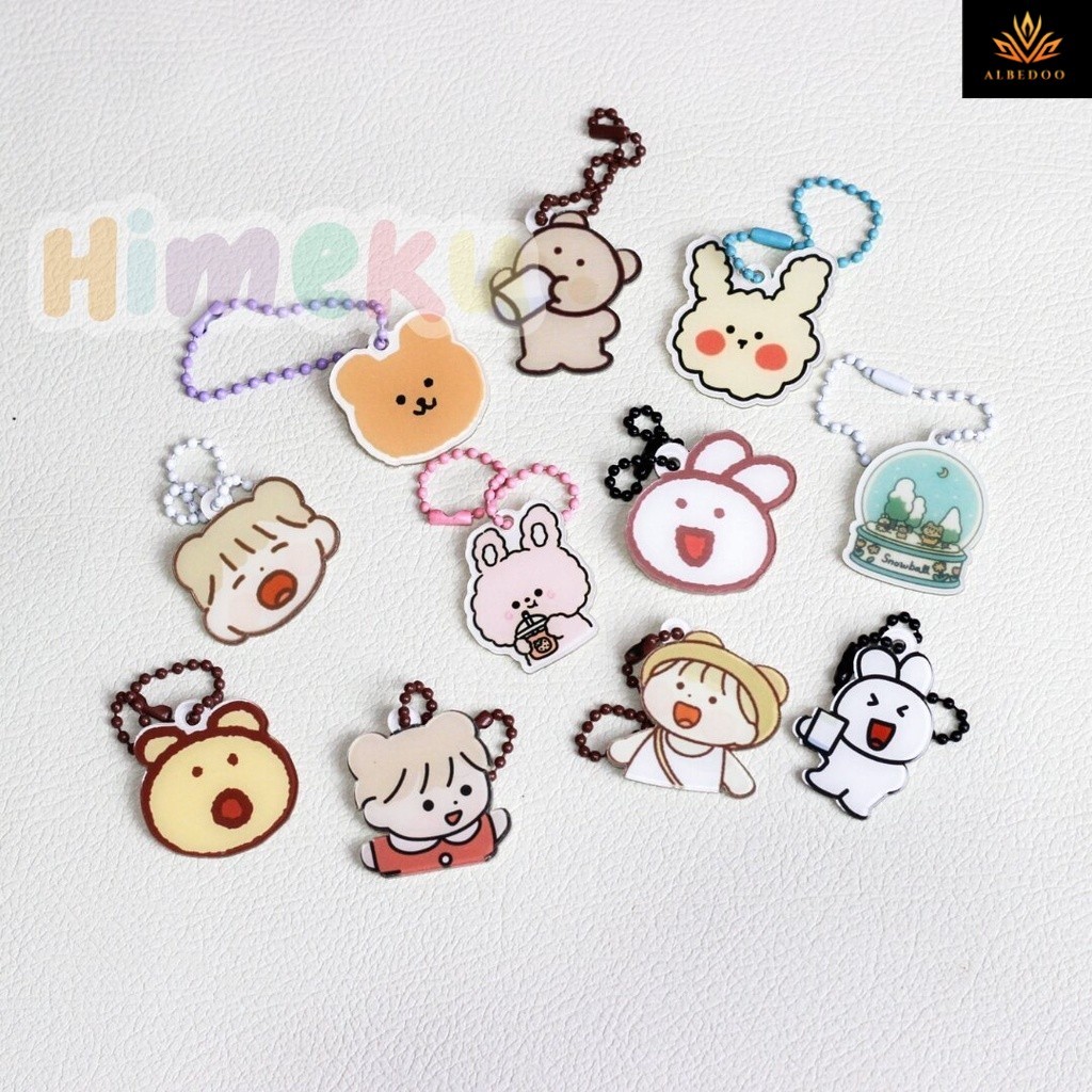 Himeku KEYCHAIN AKRILIK - Gantungan Kunci & Tas - Aksesoris Hiasan Tas