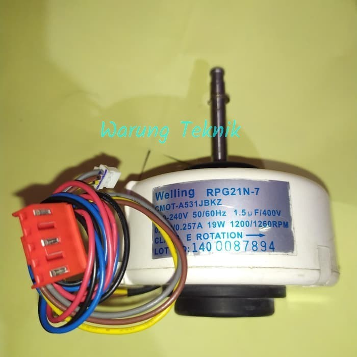 LL99 DINAMO MOTOR FAN INDOOR AC SHARP PLASMACLUSTER ORIGINAL