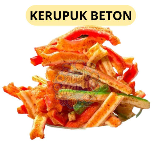 

AM KERUPUK BETON PEDAS DAUN JERUK 250gr Kerupuk Seblak Beton Pedas Kerupuk Beton Mix Kerupuk Bantet
