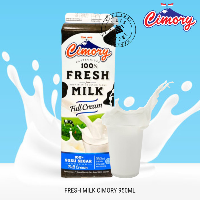 

KHUSUS INSTAN Susu Cimory Fresh Milk Plain 1 Liter Freshmilk Cimori 1L 950ml Full Cream