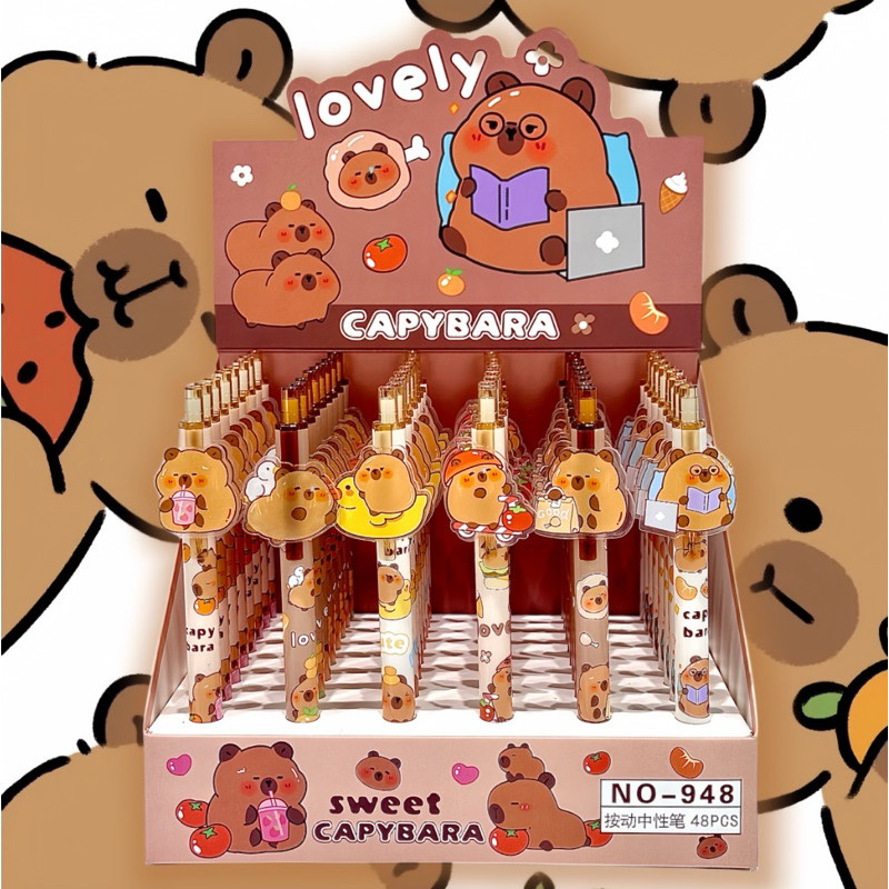 

(Kakabicam) Pen Akrilik Capybara Characters (Seri 1)