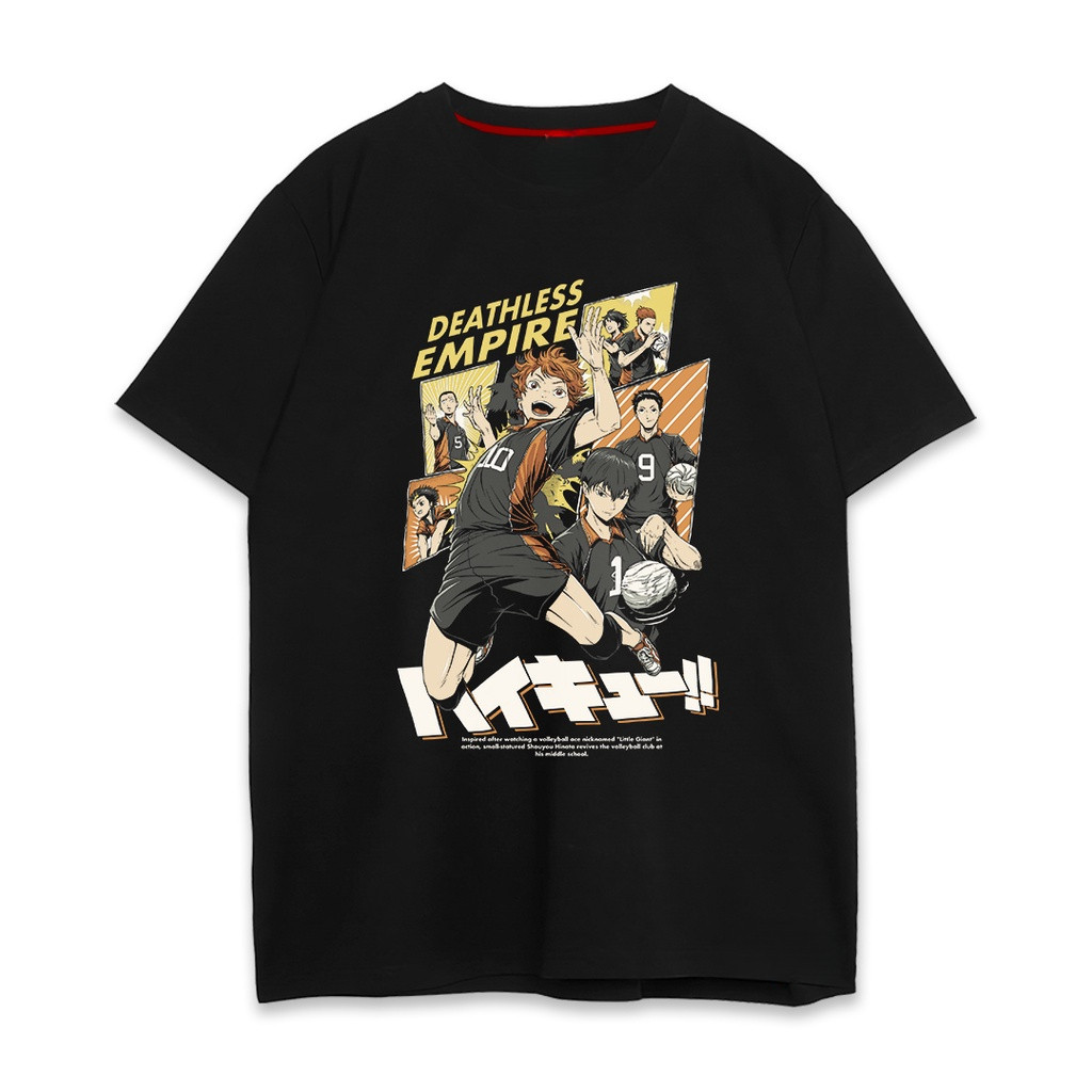 【Barang Ready & Promo】Regule T Shirt  | HAIKYUU | ANIME SERIES original kaos Deathless  Kaos  distro
