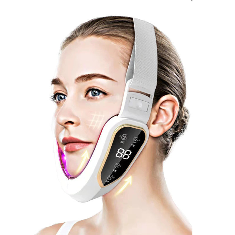 

- V-Face Alat Pijat Penirus Wajah Face Lifting Double Chin V-Shaped - BYM-903S -