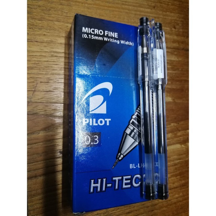 

TERLARIS PEN PILOT HI TEC-C HITEC 0.25/0.3/0.4 - Hitam, 0.3