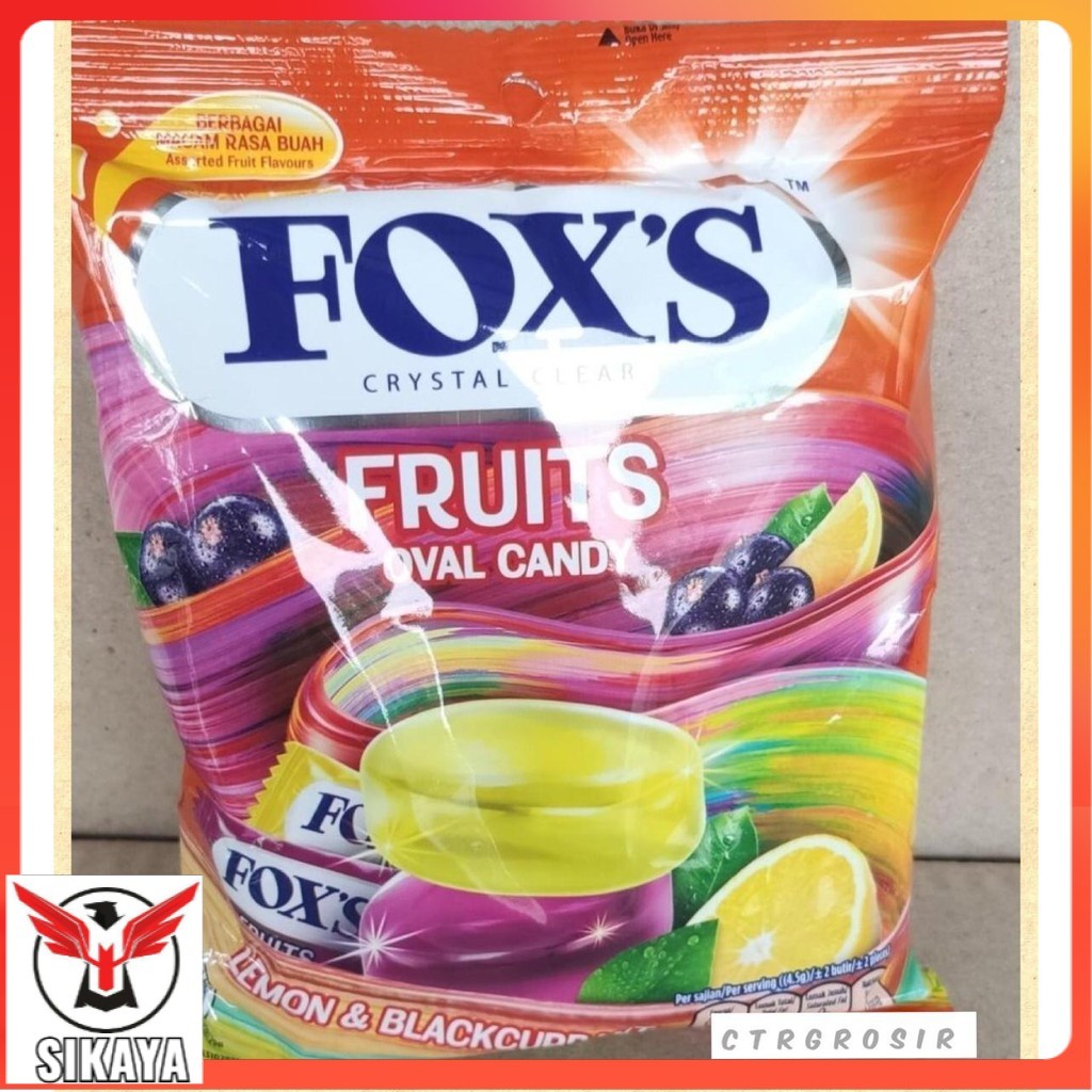 

PERMEN FOX CRYSTAL CLEAR FRUITS/ COFFEE WORLD