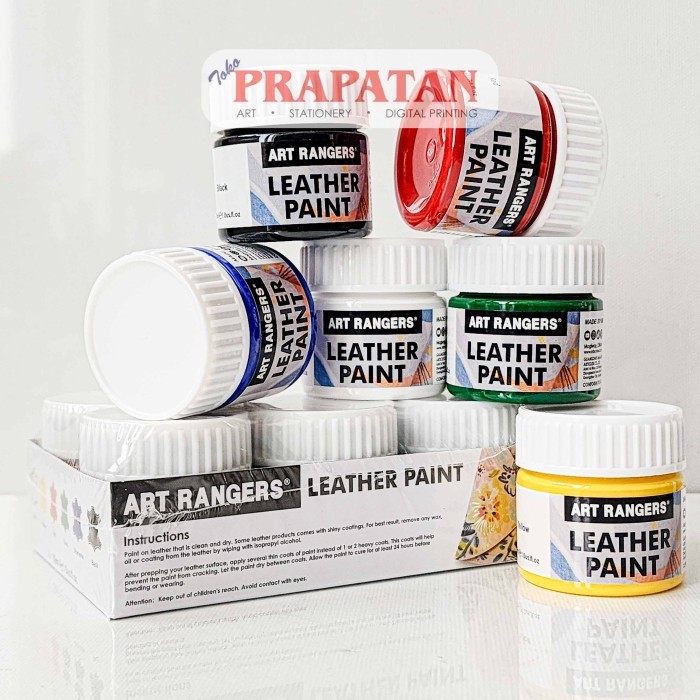 

Art Rangers Acrylic Leather Paint 6x30ml PA44 | Cat Bahan Kulit