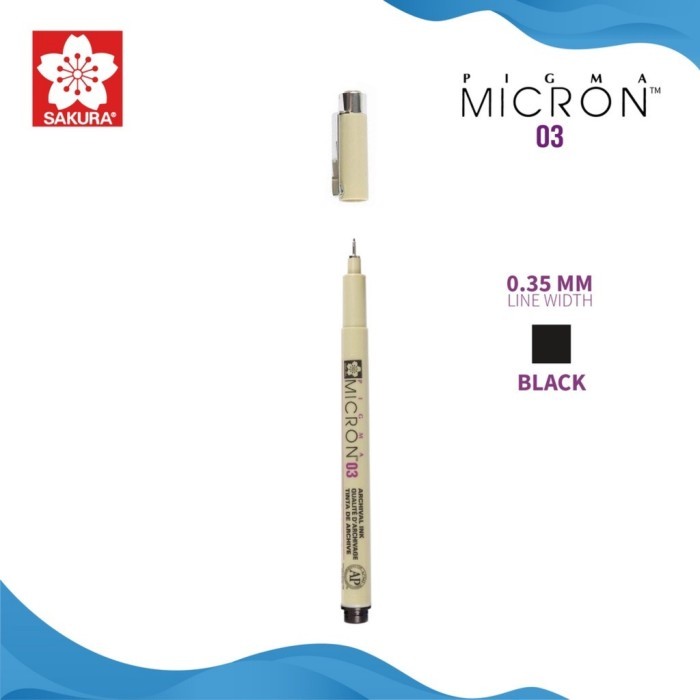 

Drawing Pen Sakura Pigma Micron Set 6 Pigment Ink Pulpen Gambar