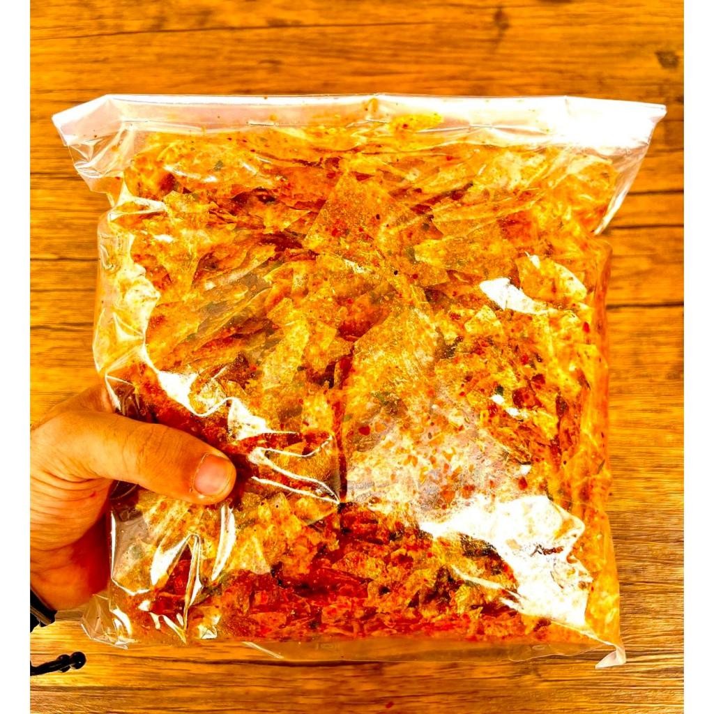 

Kripca keripik kaca Pedas Bumbu Melimpah Daun Jeruk 500 gram