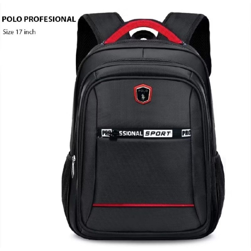 Tas Ransel Polo Profesional Ransel Backpack Pria Wanita Ransel laptop