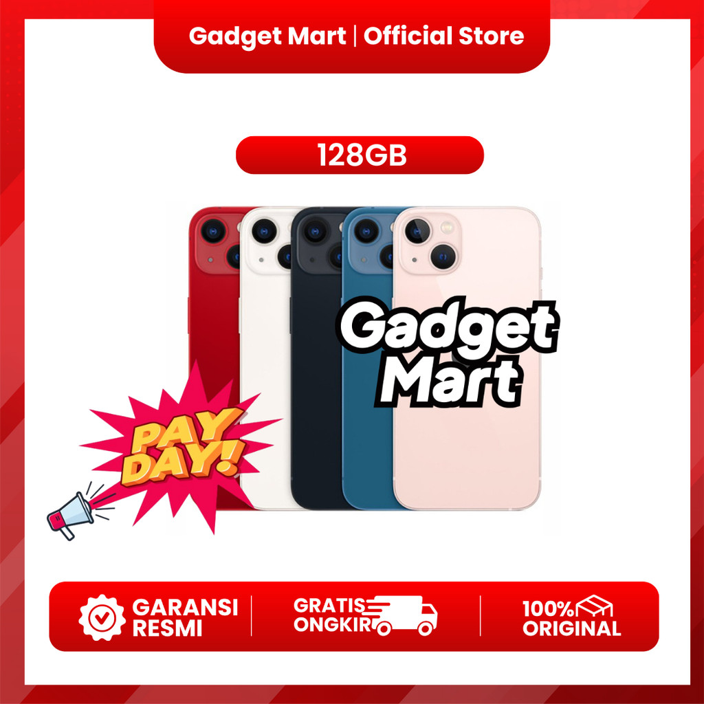 Apple iPhone 13 - NEW - Garansi Resmi