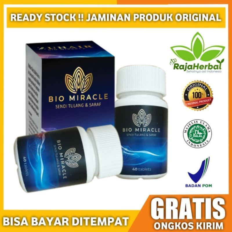 PASTI ORI  Bio Miracle Original Obat Herbal Nyeri Sendi Dan Tulang ® Biomiracle Asli Garansi