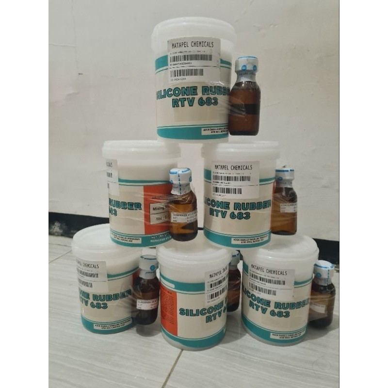 

silikon rubber matapel rtv 683/moulding/bahan cetakan@1set