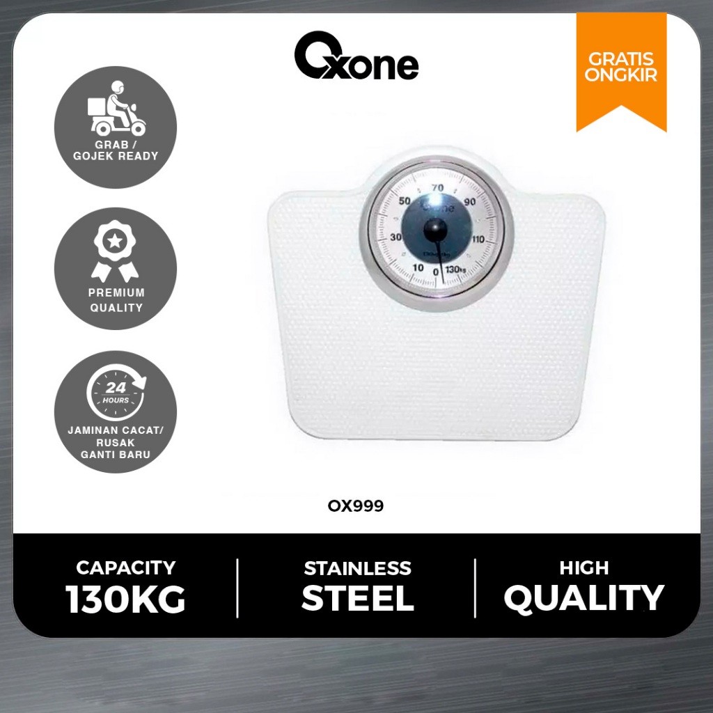Oxone OX999  Timbangan Berat Badan Analog 130 Kg Akurat