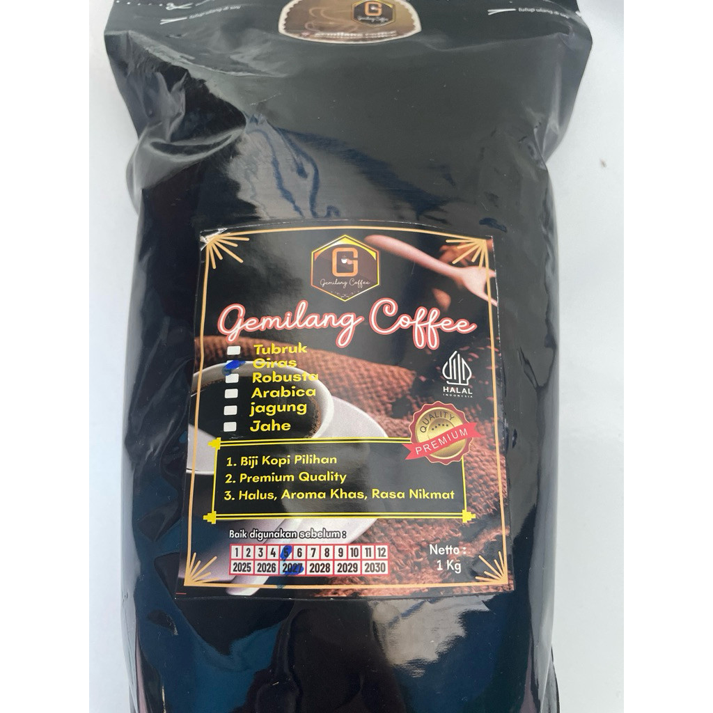 

TERLARIS PROMO Bubuk Kopi GIRAS Gemilang Coffee 1 kg, Spesial LIVE