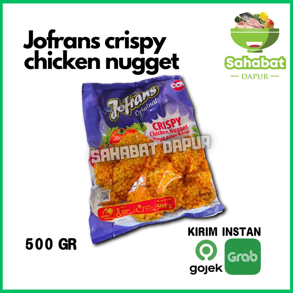 

Jofrans Chicken Nugget Crispy 500gr - Sahabatdapur