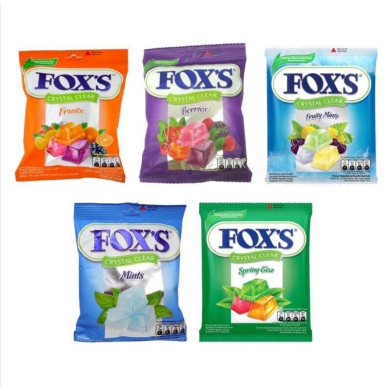

Permen FOX'S Candy Bag Rasa Buah 90/125gr