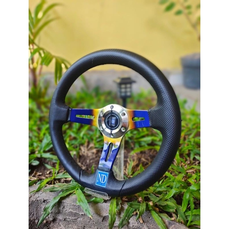 STIR ND PELANGI RACING semi celong UNIVERSAL TRUK MOBIL INTERIOR DEKORASI