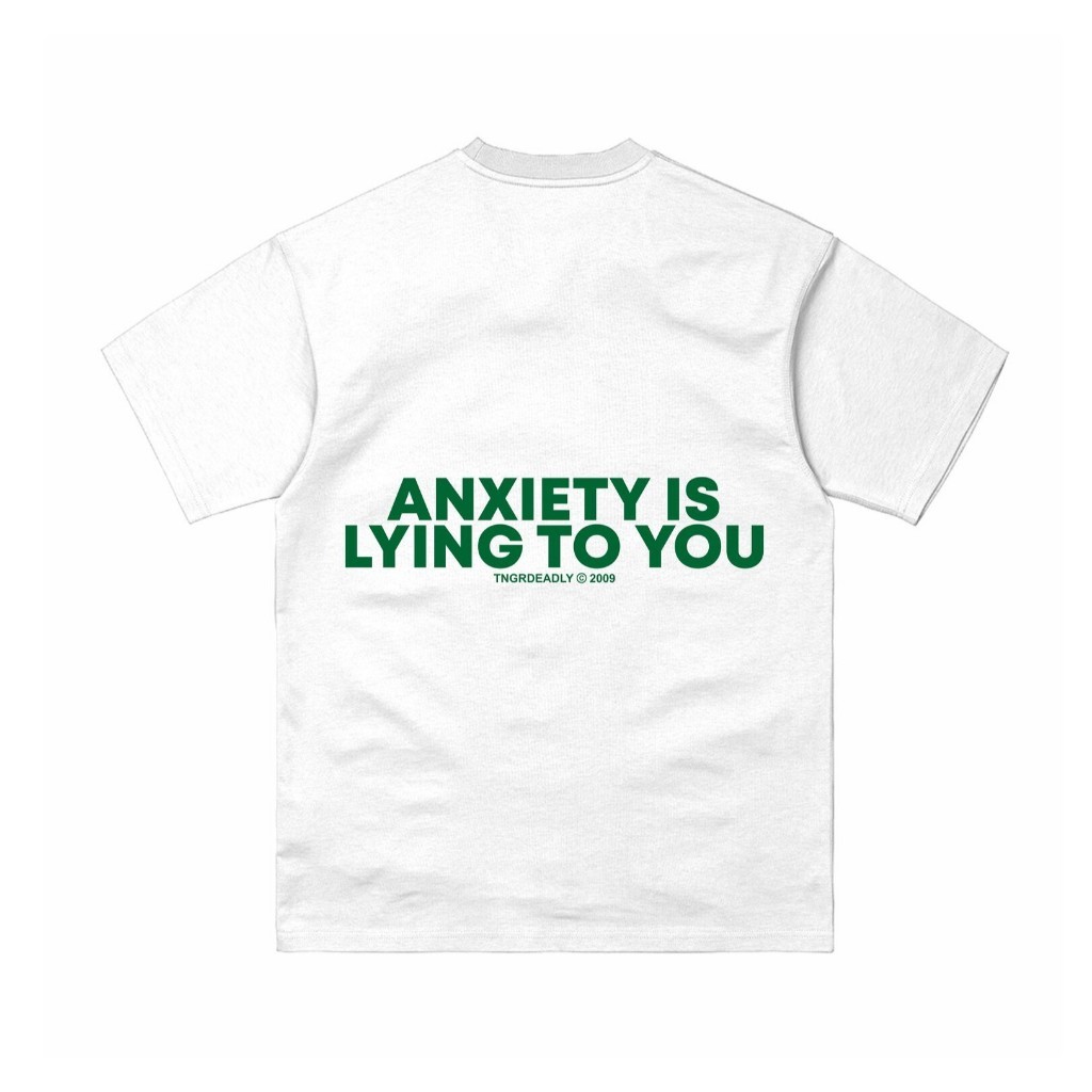 TNGRDEADLY T-Shirt XIETY White Kaos Pria Distro Keren Putih