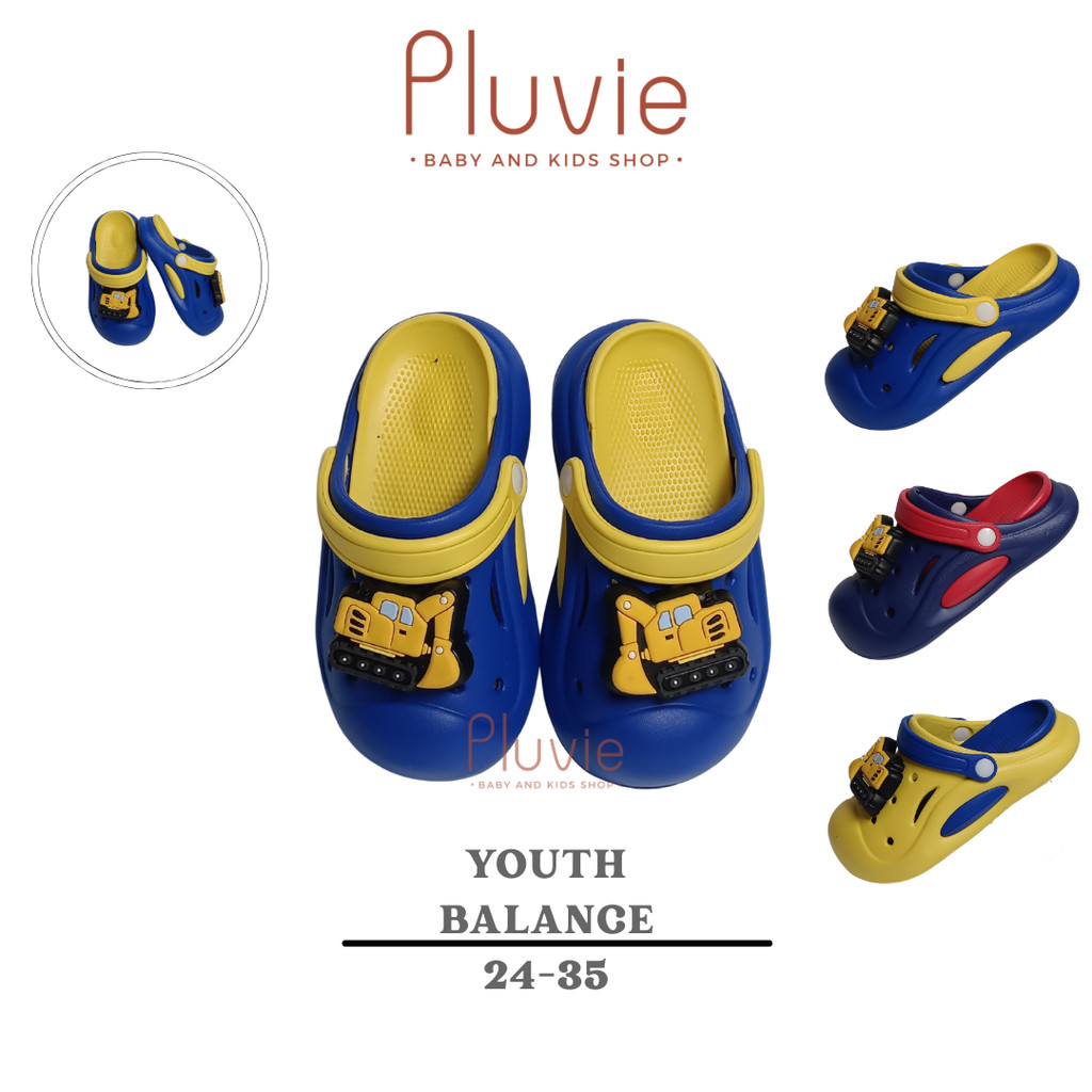 BALANCE - Sandal Anak Baim Excavator / Sandal Anak Laki Laki Balance 012-S/M
