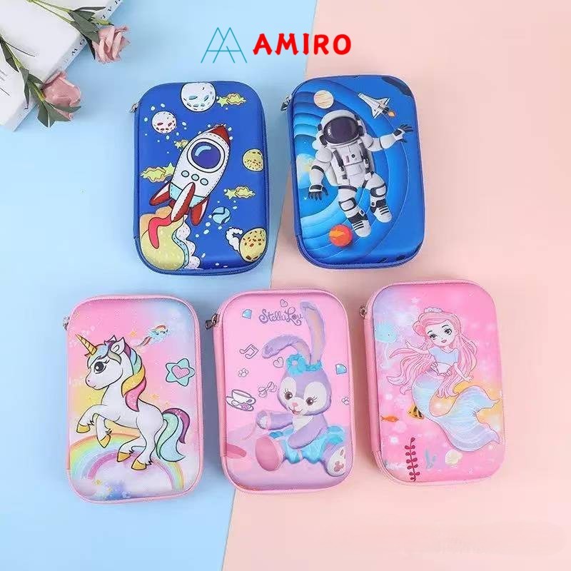 

(Besar) Tempat Pensil Case Timbul EVA Kotak Pensil Anak Motif Kartun Anti Air \ Kotak Pensil Box Anak Tempat Alat Tulis 3D