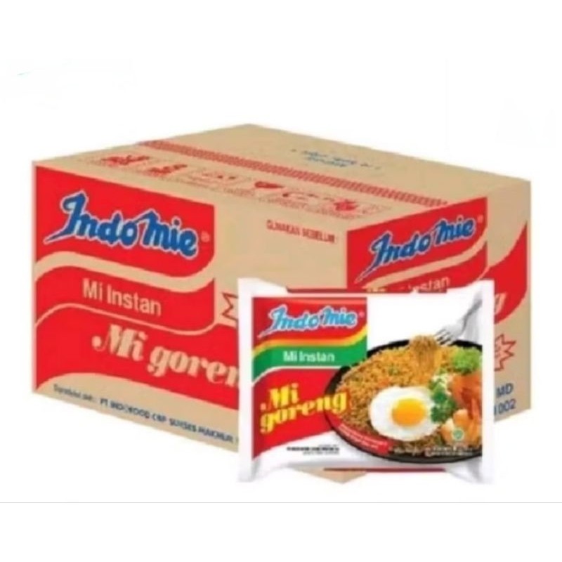 

1 dus Indomie goreng isi 40 bungkus @80g