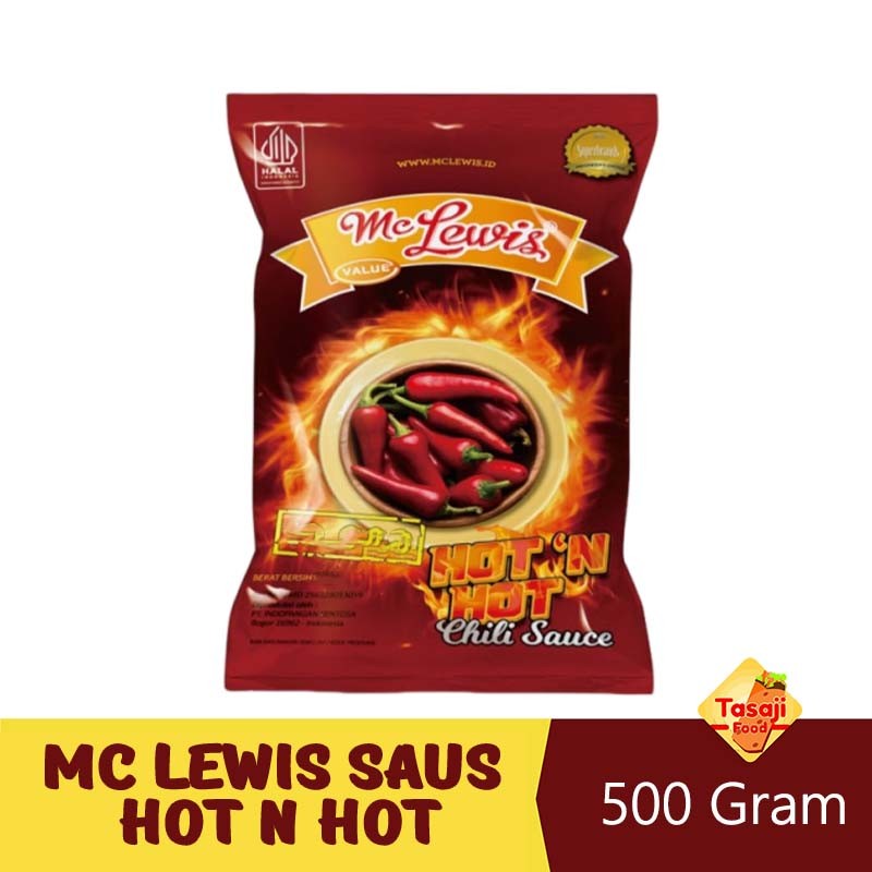 

Mc Lewis Hot N Hot 500 Gram Chilli Sauce Tazaj
