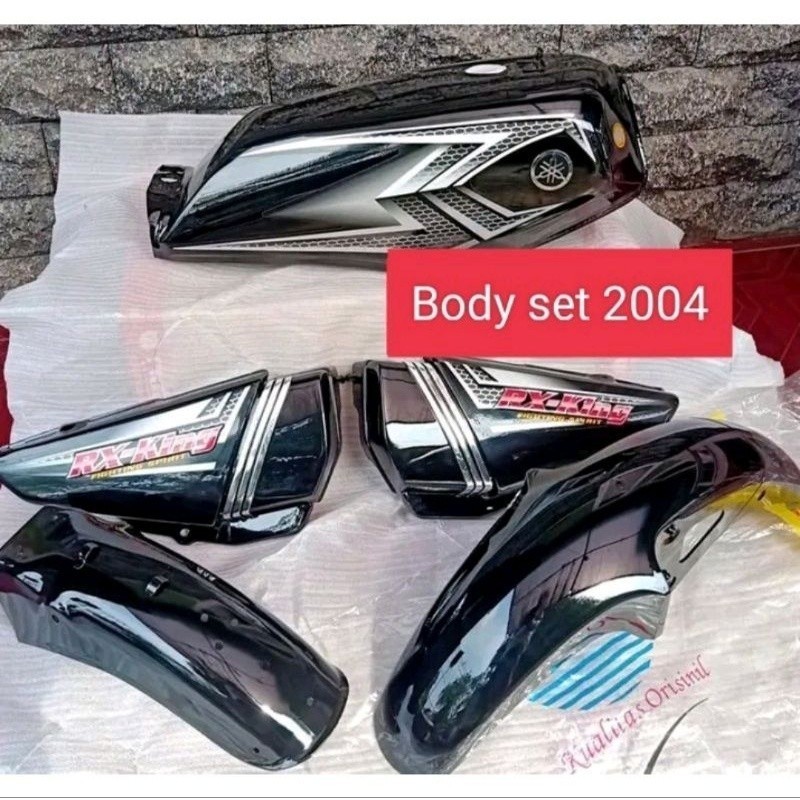 PROMO Body Set Yamaha RX King New 2004 Hitam Full Set Komplit TERMURAH